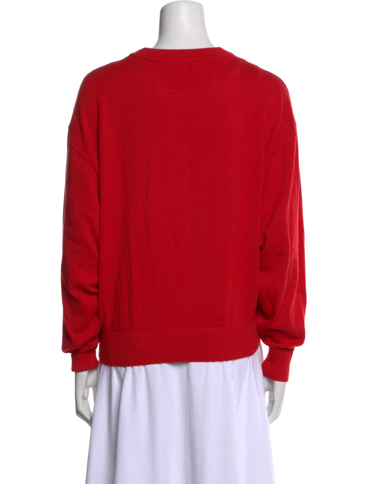 Ronny Kobo Printed Crew Neck Sweater